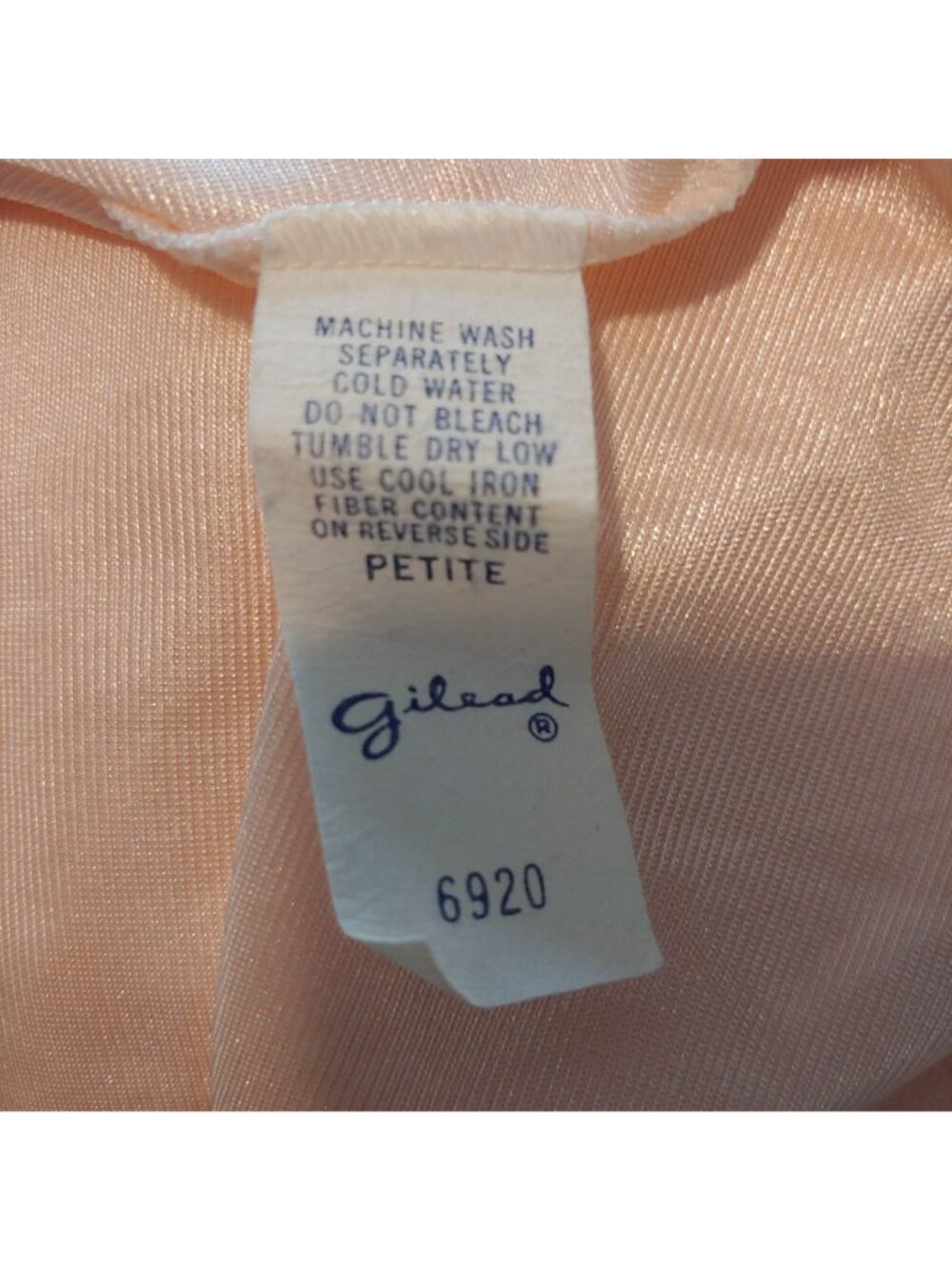 Vtg Gilead Satin Slip Dress Pink Lace Ruffle Bridal Cottagecore Romantic - Picture 9 of 10
